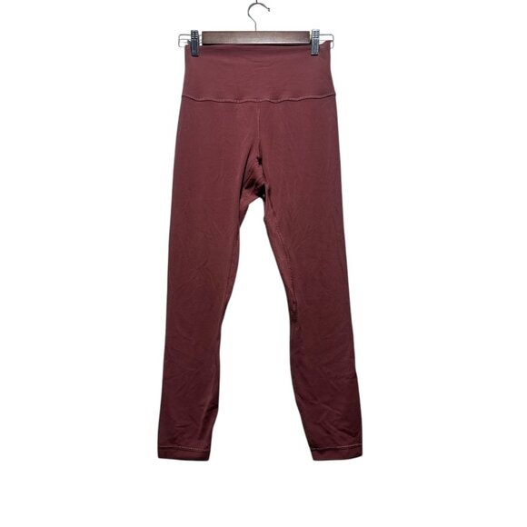 Lululemon Align High-Rise Leggings 25' Leggigns 6 Women Red Tight Pilates Gym - Picture 1 of 13